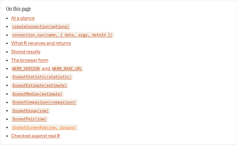 Screenshot captured by a test of CORE-SITE-009: sections of the reference